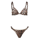 Costume Bikini Donna F**K Leopard Multicolor | NonSoloSport