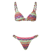 Costume Bikini Donna F**K Bandeira Multicolor | NonSoloSport