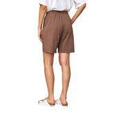 Shorts Donna Gfc Gallery Fluido Light Caffè | NonSoloSport