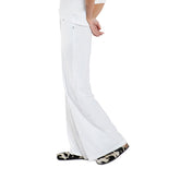 Pantalone Jogger Donna Gfc Wide Fluido Light Bianco | NonSoloSport