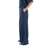 Pantalone Jogger Donna Gfc Wide Fluido Light Blu | NonSoloSport