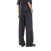Pantalone Donna Gfc Gallery Wide Fluido Light Nero | NonSoloSport