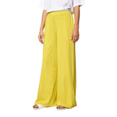 Pantalone Donna Gfc Gallery Wide Fluido Light Donna Lime | NonSoloSport