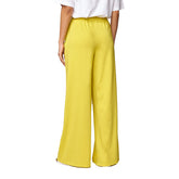 Pantalone Donna Gfc Gallery Wide Fluido Light Donna Lime | NonSoloSport