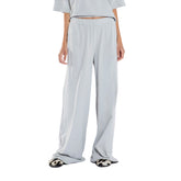 Pantalone Jogger Donna Gfc Wide Fluido Light Grigio | NonSoloSport