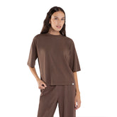 T-Shirt Donna Gfc Gallery Scatola Caffè | NonSoloSport