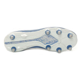 Scarpa da Rugby Gilbert Icon Power X 8 Stud Blu Bianco | NonSoloSport