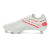 Scarpa da Rugby Uomo Gilbert Sidestep X20 Power 8S Bianco Rosso | NonSoloSport