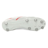 Scarpa da Rugby Uomo Gilbert Sidestep X20 Power 8S Bianco Rosso | NonSoloSport
