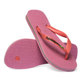Ciabatta Infradito Havaianas Brasil Logo Rosa | NonSoloSport