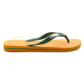 Ciabatta Uomo Havaianas Brasil Logo Giallo Verde | NonSoloSport