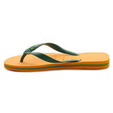 Ciabatta Uomo Havaianas Brasil Logo Giallo Verde | NonSoloSport