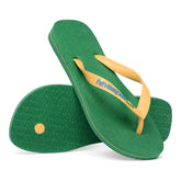 Ciabatta Infradito Havaianas Brasil Logo Verde Giallo | NonSoloSport
