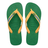 Ciabatta Infradito Havaianas Brasil Logo Verde Giallo | NonSoloSport