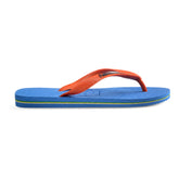Ciabatta Infradito Uomo Havaianas Brasil Logo Blu Arancione | NonSoloSport