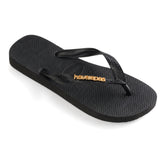 Ciabatta Donna Havaianas Logo Metallic Nero | NonSoloSport