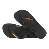 Ciabatta Donna Havaianas Logo Metallic Nero | NonSoloSport