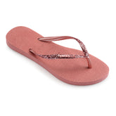 Ciabatta Donna Havaianas Slim Glitter II Rosso | NonSoloSport