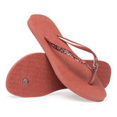 Ciabatta Donna Havaianas Slim Glitter II Rosso | NonSoloSport
