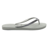 Ciabatta Donna Havaianas Slim Glitter II Grigio | NonSoloSport