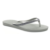 Ciabatta Donna Havaianas Slim Glitter II Grigio | NonSoloSport
