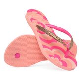 Ciabatta Infradito Bambino Havaianas Slim Glitter Trendy Rosa | NonSoloSport