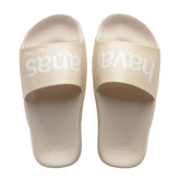 Ciabatta Havaianas Slide Classic Logomania Bianco Sporco | NonSoloSport