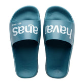 Ciabatta Havaianas Slide Classic Logomania Celeste | NonSoloSport