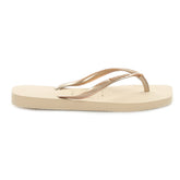Ciabatta Donna Havaianas Slim Square Beige | NonSoloSport