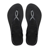 Ciabatta Donna Havaianas Luna Flatform Nero | NonSoloSport
