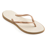 Ciabatta Infradito Donna Havaianas Slim Point Beige Oro | NonSoloSport