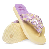 Ciabatta Infradito Bambino Havaianas Fluffy Beige Lilla | NonSoloSport