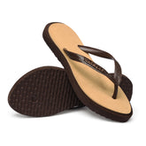 Ciabatta Infradito Donna Havaianas Top Point Fusion Marrone Oro | NonSoloSport