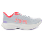 Scarpa da Running Donna Hoka Mach 6 Bianco Lilla | NonSoloSport