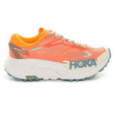 Scarpa da Trail Running Donna Hoka Mafate X Rosso Arancione Azzurro | NonSoloSport