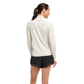 Maglia Donna Hoka GlideTech Quarter Zip Beige | NonSoloSport