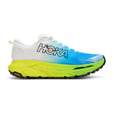 Scarpa da Trail Running Uomo Hoka Mafate 5 Bianco Azzurro | NonSoloSport