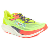 Scarpa da Running Uomo Hoka Rocket X 3 Lime Rosso | NonSoloSport
