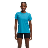 T-Shirt Donna Hoka Airolite 2.0 Blu | NonSoloSport