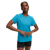 T-Shirt Donna Hoka Airolite 2.0 Blu | NonSoloSport