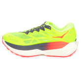 Scarpa da Trail Running Uomo Hoka Rocket X Trail Lime Rosso | NonSoloSport