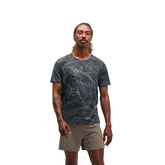T-Shirt Uomo Hoka EveryRun Nero Bianco | NonSoloSport