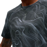 T-Shirt Uomo Hoka EveryRun Nero Bianco | NonSoloSport