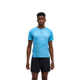 T-Shirt Uomo Hoka EveryRun Azzurro | NonSoloSport