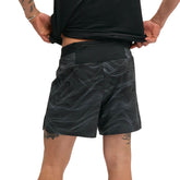 Shorts Uomo Hoka Glide Nero Bianco | NonSoloSport