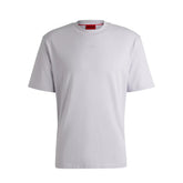 T-Shirt Uomo Hugo Relaxed Logo Viola Chiaro | NonSoloSport
