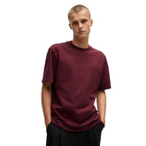 T-Shirt Uomo Hugo Relaxed Logo Rosso Scuro | NonSoloSport