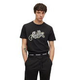 Hugo T-Shirt Logo Fill Uomo Nero | NonSoloSport