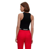 Hugo Canotta Logo Jaquard Donna Nero | NonSoloSport