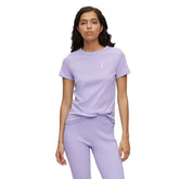 Hugo T-Shirt Logo Verticale Donna Lilla | NonSoloSport